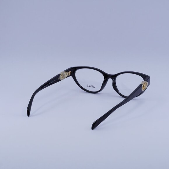 Versace VE3372U GB1 Eyeglasses Shiny Black 54mm Cat Eye Frame